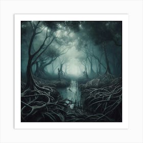 Dark Forest 64 Art Print