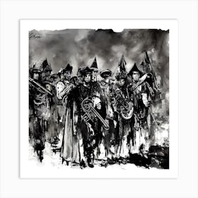 Marching Band Art Print