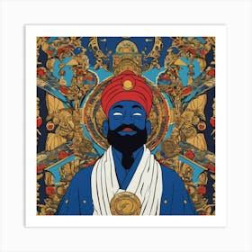 Guru figure Art Print