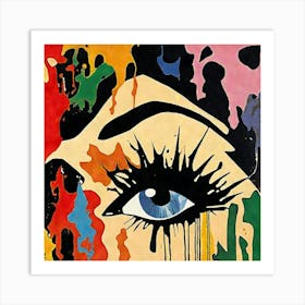 Eye Of The Woman Art Print