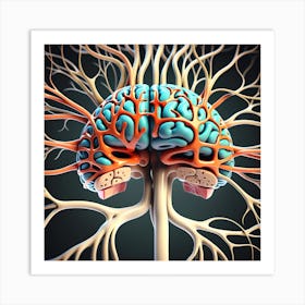 Human Brain 81 Art Print