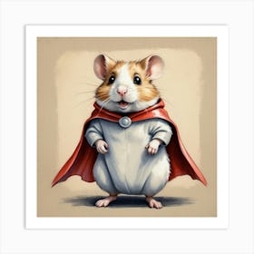 Super Hamster 11 Art Print