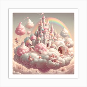 Castle In The Clouds Art Print