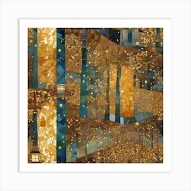 Klimt'S Forest Art Print