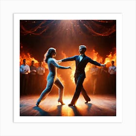 Dancers 3 Art Print