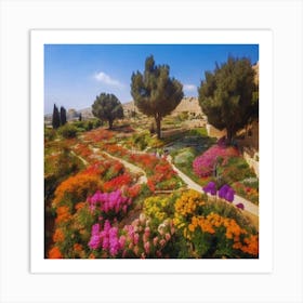 Jerusalem beautiful Garden Art Print