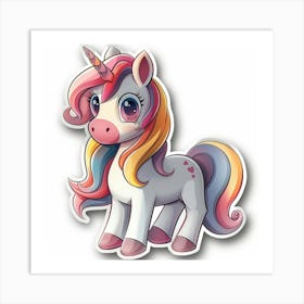 Unicorn Sticker 69 Art Print