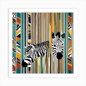 Zebras Art Print