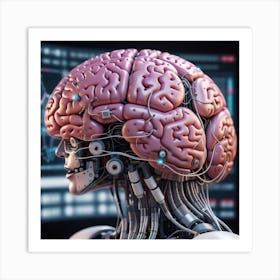 Brain Of A Robot 6 Art Print