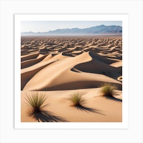 Sand Dunes In The Desert 1 Art Print