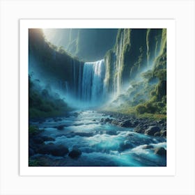 Waterfalls Art Print