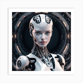 Robot Woman 35 Art Print