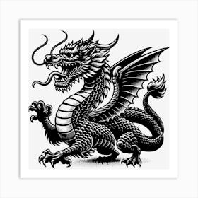 dragon 8 Art Print