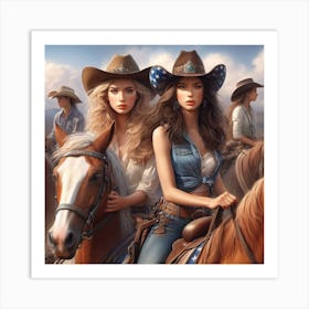 Cowbabes Art Print