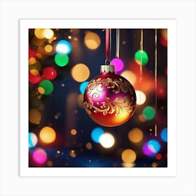 Christmas Ornament 2 Art Print