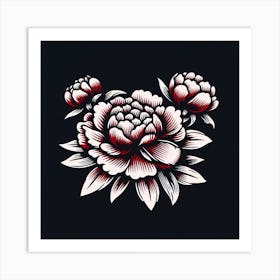 Peony Art Print