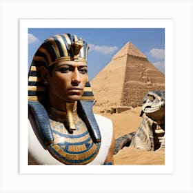 Egyptian King Art Print