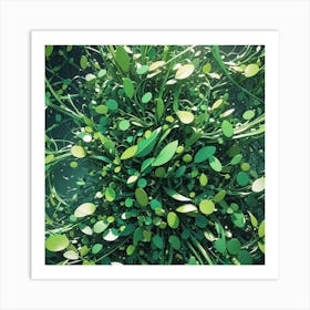 Green Plants Art Print