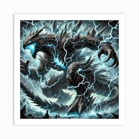 Stormbringer Portrait Art Print