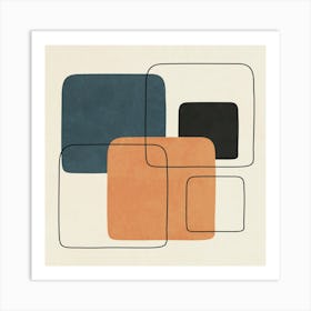 Minimal Art - AN06 Art Print