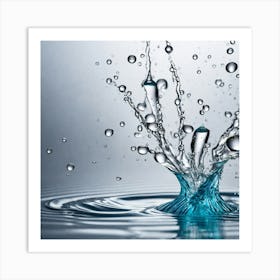 Water Splash 2 Art Print