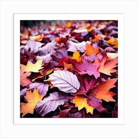 Autumn Leaves Art Print