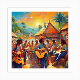 Music Of The Tropics Art Print