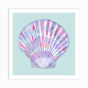 Watercolor Seashell 1 Art Print