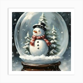 Snow Globe Art Print