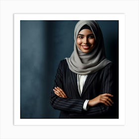 Muslim Business Woman 1 Art Print