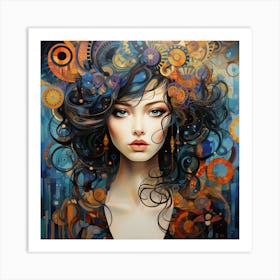 Beautiful Women Series 1 Art Print