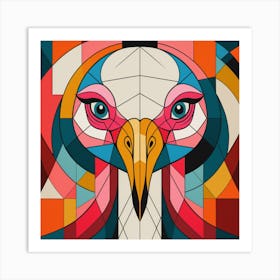 Abstract Eagle Art Print