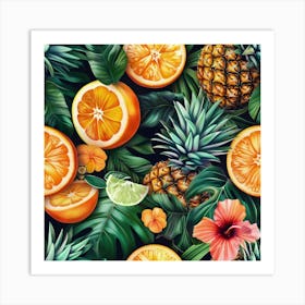 Tropical Fusion (10) Art Print