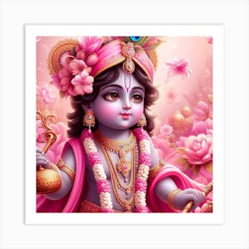 Krishna Art Print