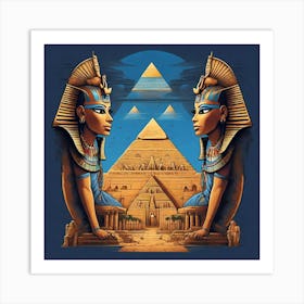 Egyptian Pyramids 1 Art Print