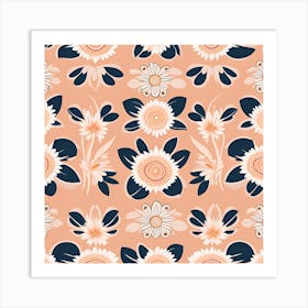 Floral Pattern 6 Art Print