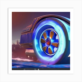 Fortnite Car Art Print