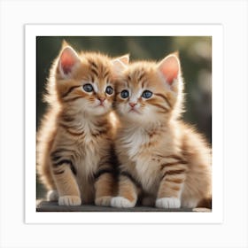 Cute Kittens Art Print