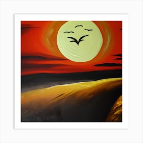 Eerie Night Art Print