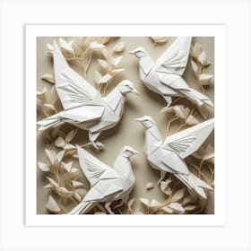 Paper Birds Art Print