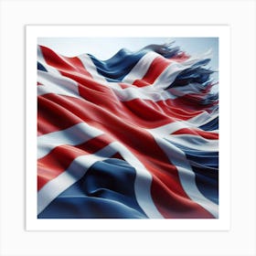 British Flag 7 Art Print