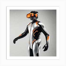 Futuristic Man 80 Art Print