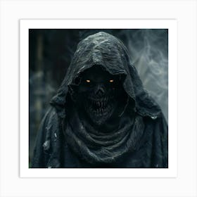 Death Watching Art Print