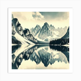 Calm Cascades 5 Art Print