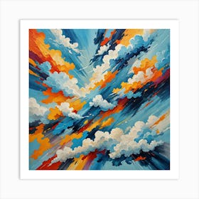 Abstract Art Of Sky Is The Limit 3632717970(1) Poster