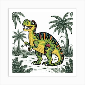 T-Rex Art Print