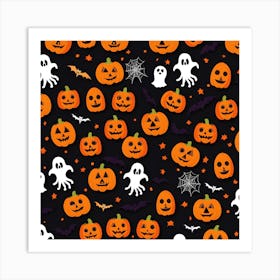 Halloween Pumpkins 1 Art Print