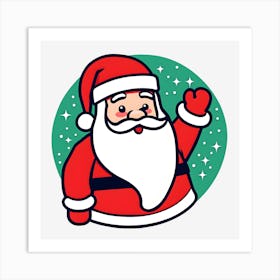 Santa Claus 10 Art Print