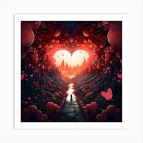 Surreal Love Garden By Csaba Fikker 7 Art Print