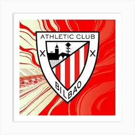 Athletic Club Bilbao Logo Wall Art 18 Art Print